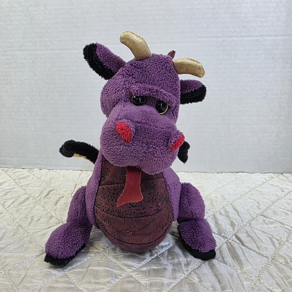 Ganz Cheektowag Emperor Dragon HM178 Purple Plush 11"